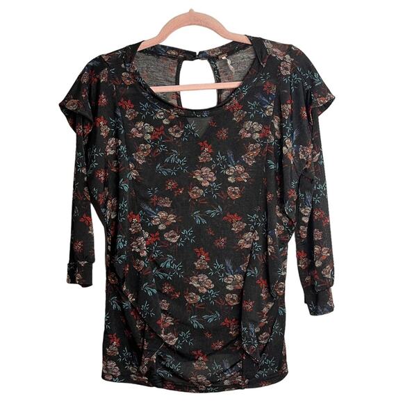 Free People Dock Street Ruffle Floral Top - Picture 3 of 10